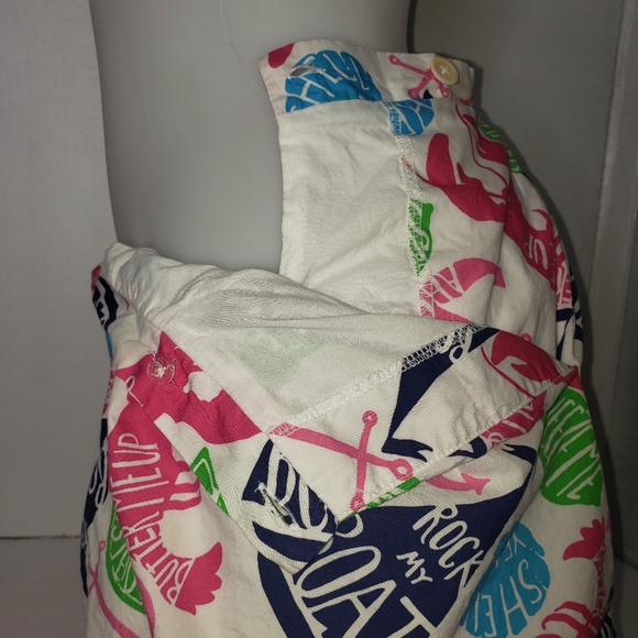 LILLY PULITZER WHITE ROCK MY BOAT SKIRT SIZE MEDIUM - Picture 6 of 11
